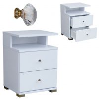 Art. Decoration - 020Z GLAMOUR Szafka nocna | złoty