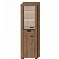 MEBLOMIX - LEFKADA regał-witryna 09