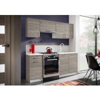 LAYMAN - KUCHNIA EKONOMICZNA ECOmodel ZESTAW KUCHENNY 1,8 m szafki z płyty laminowanej