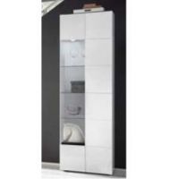 MC AKCENT - DAMA Witryna 1 drzwi | Biały połysk | 209008-10