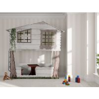 PLASTIKO - DOMEK NA DRZEWIE | Łożko dziecięce | 250x120x240h cm