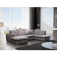 Mars Meble - BERGAMO U Narożnik z funkcją i pojemnikiem