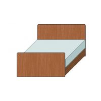 MEBLOMIX - Moli Łóżko 129 / wzór 01 (120x200)