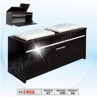 Art. Decoration - 140A Szafka na buty z wstawką aluminiową