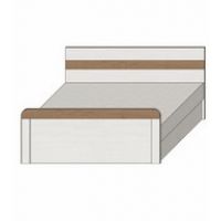 MEBLOMIX - IWO Łóżko 189 z pojemnikiem i materacem na stelażu