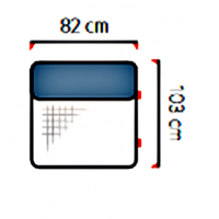 UNIMEBEL - SANTOS Moduł 1F PJ kończący lewy z pojemnikiem