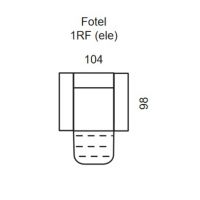 Bydgoskie Meble - ALEXANDRIA Fotel RF ele z funkcją relax elektryczną