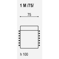Sofalive - EBRO 1M (75) MODUŁOWY FOTEL BEZ BOKÓW