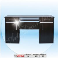 Art. Decoration - 236A Biurko z wstawką aluminiową