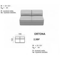 Meblomak - ORTONA El. 2,5-os. 2,5BF bez funkcji