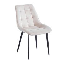 FURNITEX - J262-1 (B) Krzesło | Riviera 06 beżowe | Nogi czarne