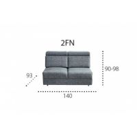 PMW - YORK moduł 2FN Sofa z funkcją spania