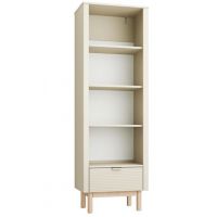 PINIO - MILOO Regał Wysoki | Szampański