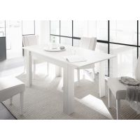 MC AKCENT - FIRENZE Stół rozkładany 137(185)x90 | 341793AL | Biały Mat