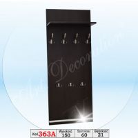 Art. Decoration - 363A Wieszak z wstawką aluminiową