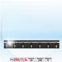 Art. Decoration - 380/7/A Wieszak z wstawką aluminiową