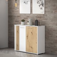 Forte - CARDIGAN Komoda CDGK221-C881 | Biały/ Dąb Artisan