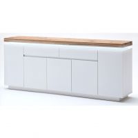 MC AKCENT - ROMINA Komoda 48995MW | lity dąb sękaty ze spękaniami