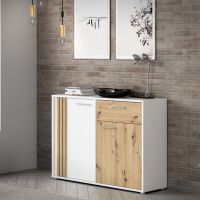 Forte - CARDIGAN Komoda CDGK222-C881 | Biały/ Dąb Artisan