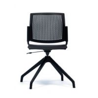 BGROUP - 4JOB Krzesło Konferencyjne PPL S60 / S65 | Stelaż typu Pająk w opcji Kółka | Oparcie z Tworzywa