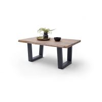 MC AKCENT - CARTAGENA Stolik 110x70x45 | Noga trapez antracyt mat | Akacja orzech | 58007TAW | DOSTĘPNY OD RĘKI