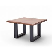 MC AKCENT - CARTAGENA Stolik 75x75x45 | Noga U antracyt mat | Akacja orzech | 58025UAW