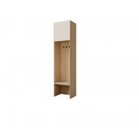 JUREK MEBLE - SORENO Regał 58 cm | dąb wiosenny/macadamia