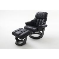 MC AKCENT - CALGARY Fotel Relax | Czarny | Stelaż Czarny | 64023SX5