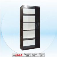 Art. Decoration - 664A Regał | z wstawką aluminiową