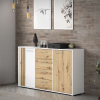 Forte - CARDIGAN Komoda CDGK231-C881 | Biały/ Dąb Artisan