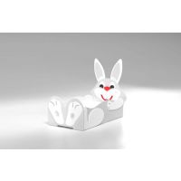 PLASTIKO - Zajączek Łóżko parterowe | 205x120x160 H cm