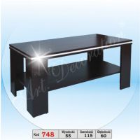 Art. Decoration - 748A Ława z wstawką aluminiową