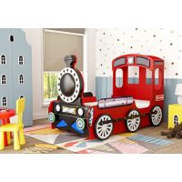 PLASTIKO - POCIĄG Łóżko parterowe | 205x120x130h cm