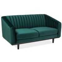 SIGNAL - ASPREY 2 Velvet Sofa | Tkanina | Zielony Bluvel 78 | Nogi wenge | z PL