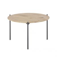 MC AKCENT - ASSUAN Stolik | dąb olejowany/czarny | 58904AS