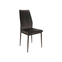 SIGNAL - ATOM Velvet Krzesło | Bluvel 19 Czarny | Stelaż Czarny mat