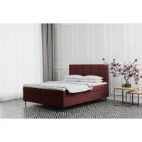 SOFIA MEBLE - ADEL Łóżko kontynentalne 200x200 z pojemnikiem