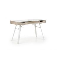 HALMAR - Biurko B-33 | Dąb sonoma | Biały