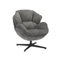 SIGNAL - BETTY Fotel | Tkanina Szary tap.240 | z MR