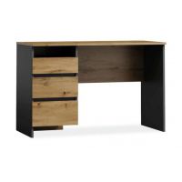 SIGNAL - B-005 Biurko | Dąb Wotan | Antracyt z PL