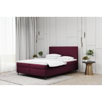 SOFIA MEBLE - BALTIC Łóżko kontynentalne 200x200 z pojemnikiem