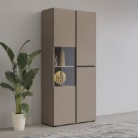 HELVETIA MEBLE WIERUSZÓW - CROSS Witryna 24CWMY12 | Congo / congo-czarny