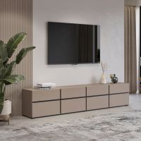 HELVETIA MEBLE WIERUSZÓW - CROSS Komoda TV 24CWMY40 | Congo / congo-czarny