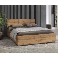 HELVETIA MEBLE WIERUSZÓW - CROSS S Łóżko 180 z pojemnikiem | Dąb wotan | 24N6MY52