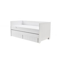 PINIO - CALMO ' 24 Łóżko 200x90 | Zabudowane | Biały