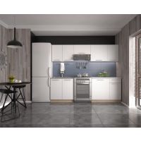 HALMAR - DARIA 240 Kuchnia Zestaw | biały/dąb sonoma | z EU