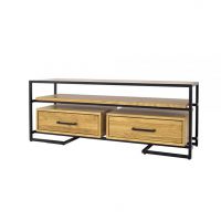 Drewmax - METAL | Dąb Szafka RTV | RV370