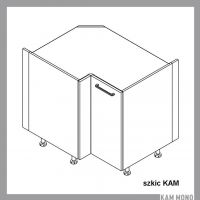KAM - KAMMONO Szafka DRP 90x70 | Dolna narożna | Front nowoczesny P4