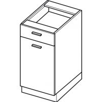 LAYMAN - ITALIA Szafka DS4/1 | Akryl | Szafka dolna 40 | 1 szuflada i drzwi