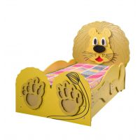 PLASTIKO - LEW MAŁY Łóżko parterowe | 165x87x110h cm